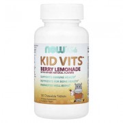 NOW Foods, Kids, Kids Vits™, вітаміни для дітей, ягідний лимонад, 120 жувальних таблеток